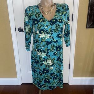 J Jill Wearable Collection Floral Dress NWT - M Petite